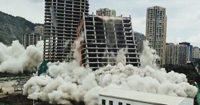PILPERCA - Demolición controlada; Ingeniería y seguridad ante el colapso - FOTO