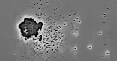 MOMENTO en que la Armada de Israel detecta y destruye un dron