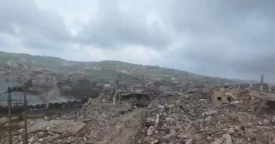VIDEO: La ciudad libanesa Bint Jbeil devastada por Israel a vista de dron