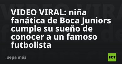 VIDEO VIRAL: niña fanática de Boca Juniors cumple su sueño de conocer a un famoso futbolista