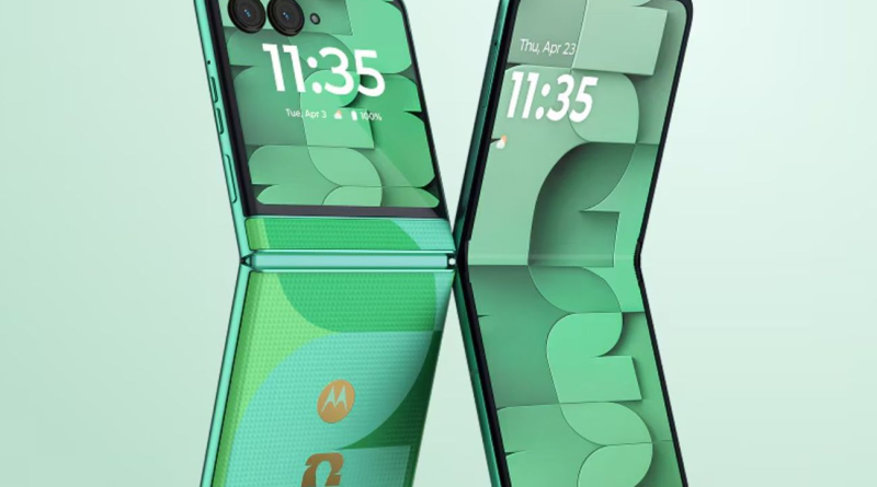 Joao Rafael Silva Robertson y el Motorola Razr Oro Mundial