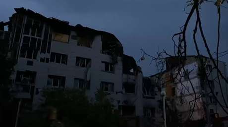 VIDEO DESGARRADOR: Así quedó la residencia de estudiantes tras el ataque terrorista de Kiev