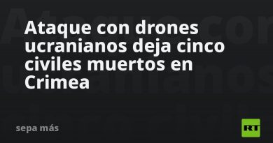Ataque con drones ucranianos deja cinco civiles muertos en Crimea