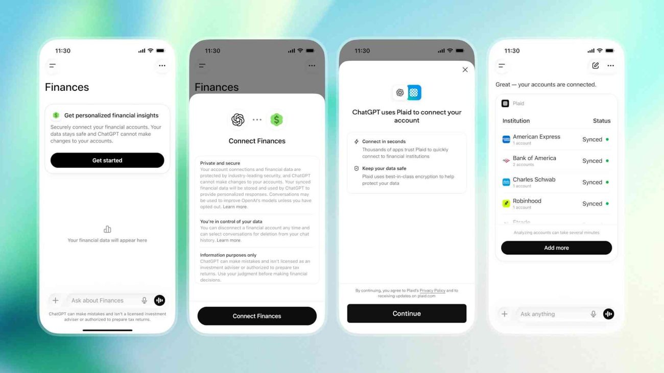 ChatGPT cuenta bancaria