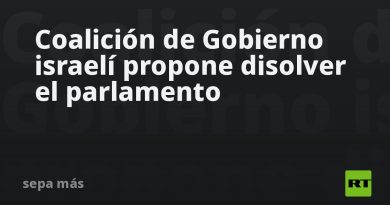 Coalición de Gobierno israelí propone disolver el parlamento