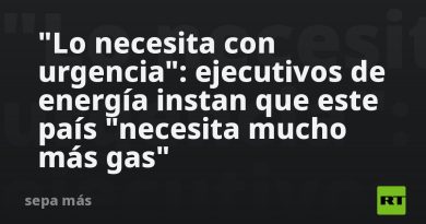 "Con urgencia": ejecutivos de energía instan que este país "necesita mucho más gas"