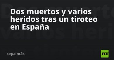 Dos muertos y varios heridos tras un tiroteo en España