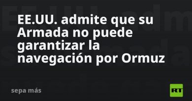 EE.UU. admite que su Armada no puede garantizar la navegación por Ormuz