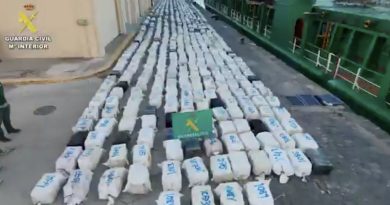 España muestra la mayor incautación de cocaína de la historia (VIDEO)