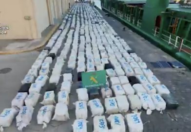 España muestra la mayor incautación de cocaína de la historia (VIDEO)
