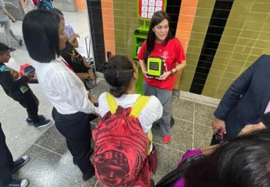 Estación La Hoyada del Metro ya es zona cardioprotegida con apoyo de Venemergencia