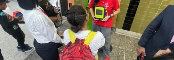 Estación La Hoyada del Metro ya es zona cardioprotegida con apoyo de Venemergencia