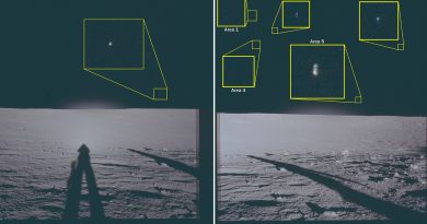 FOTOS: "Fenómenos no identificados" y una "anomalía" captados desde la Luna
