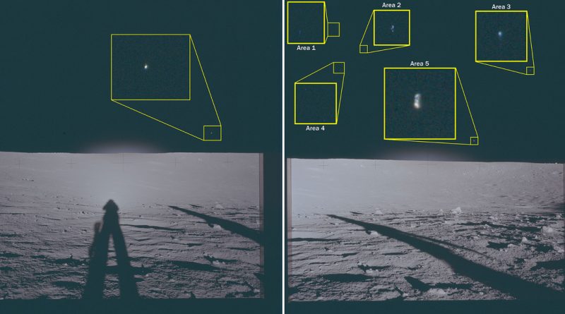 FOTOS: "Fenómenos no identificados" y una "anomalía" captados desde la Luna