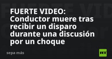 FUERTE VIDEO: Conductor muere tras recibir un disparo durante una discusión por un choque