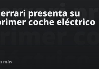 Ferrari presenta su primer coche eléctrico
