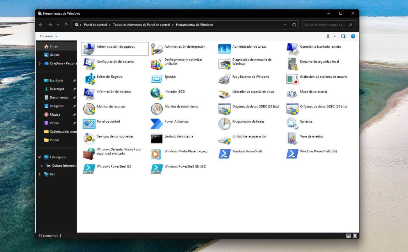Herramientas de Windows