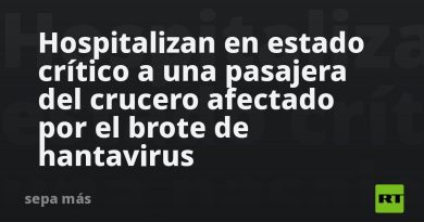 Hospitalizan en estado crítico a una pasajera del crucero afectado por el brote de hantavirus