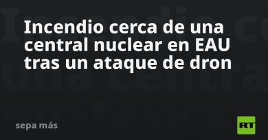 Incendio cerca de una central nuclear en EAU tras un ataque de dron