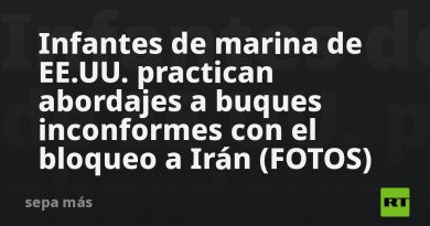 Infantes de marina de EE.UU. practican abordajes a buques inconformes con el bloqueo a Irán (FOTOS)