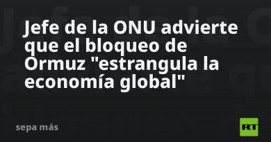 Jefe de la ONU advierte que el bloqueo de Ormuz "estrangula la economía global"