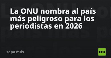 La ONU nombra al país más peligroso para los periodistas en 2026