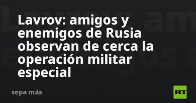 Lavrov: amigos y enemigos de Rusia observan de cerca la operación militar especial