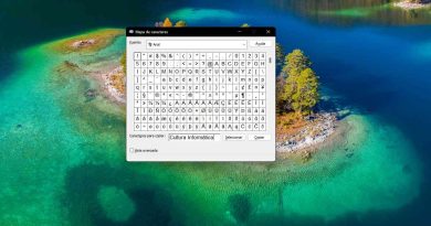 Mapa de caracteres en Windows