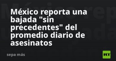 México reporta una bajada "sin precedentes" del promedio diario de asesinatos