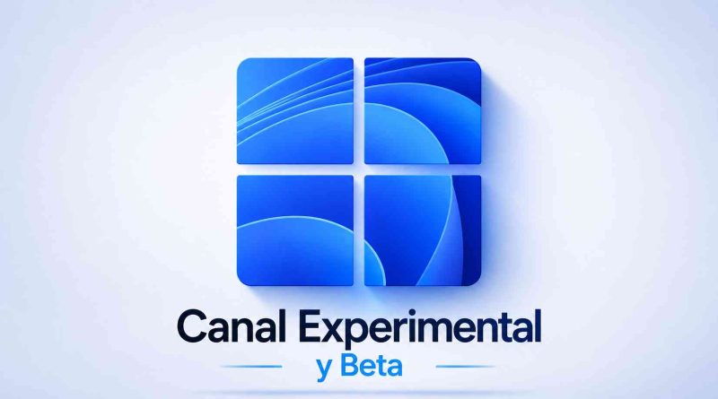 Canal Experimental y Beta de Windows Insider