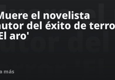 Muere el novelista autor del éxito de terror 'El aro'