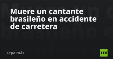 Muere un cantante brasileño en accidente de carretera