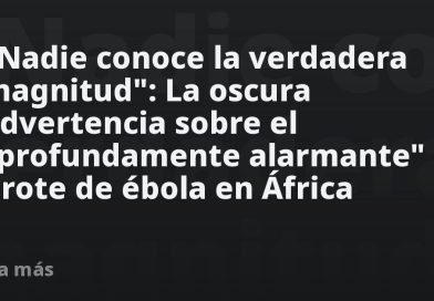"Nadie conoce la verdadera magnitud": La oscura advertencia sobre el "profundamente alarmante" brote de ébola en África