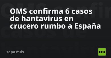 OMS confirma 6 casos de hantavirus en crucero rumbo a España
