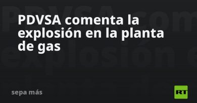 PDVSA comenta la explosión en la planta de gas