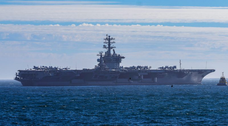 Portaviones de EE.UU. entra en el Caribe tras su paso por Sudamérica