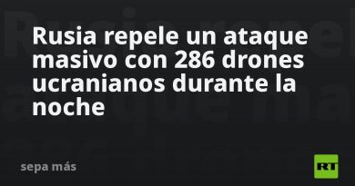 Rusia repele un ataque masivo con 286 drones ucranianos durante la noche