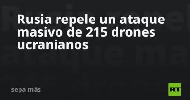 Rusia repele un ataque masivo de 215 drones ucranianos