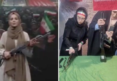 "Sacrificar mi vida por mi país": Mujeres iraníes se pronuncian arma en mano (VIDEO)