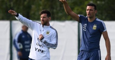 Messi y Scaloni