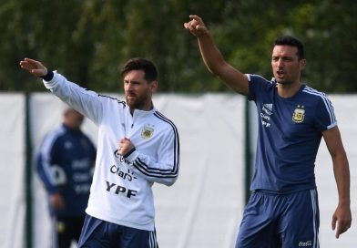 Messi y Scaloni