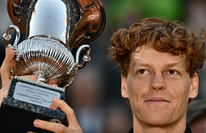 Tenis profesional: Sinner gana el Abierto de Roma haciendo historia en diferentes sentidos