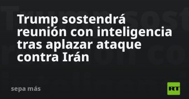 Trump se reunirá con servicios de inteligencia tras aplazar ataque contra Irán
