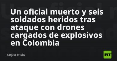 Un oficial muerto y seis soldados heridos tras ataque con drones cargados de explosivos en Colombia