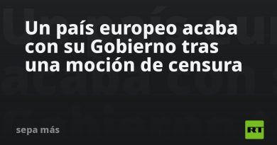 Un país europeo acaba con su Gobierno tras una moción de censura