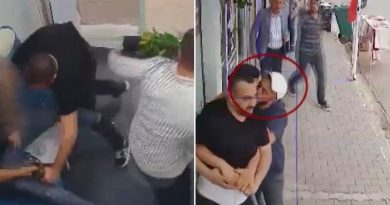 VIDEO: Ataque armado a casa de cambio termina con beso en la mejilla al agresor