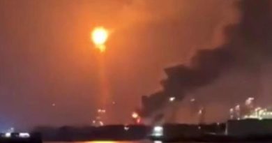 VIDEO: Captan fuerte flama en una importante refinería de México