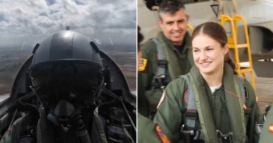 VIDEO: La princesa Leonor de España pilota un avión de combate