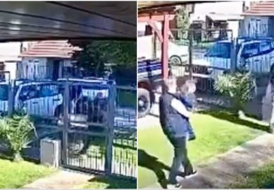 Violento asalto: Roban el auto de una mujer frente a su hijo y a plena luz del día (VIDEO)