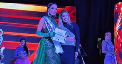 Victoria Valero, Miss Seguridad en gala de La Internacional de Seguros